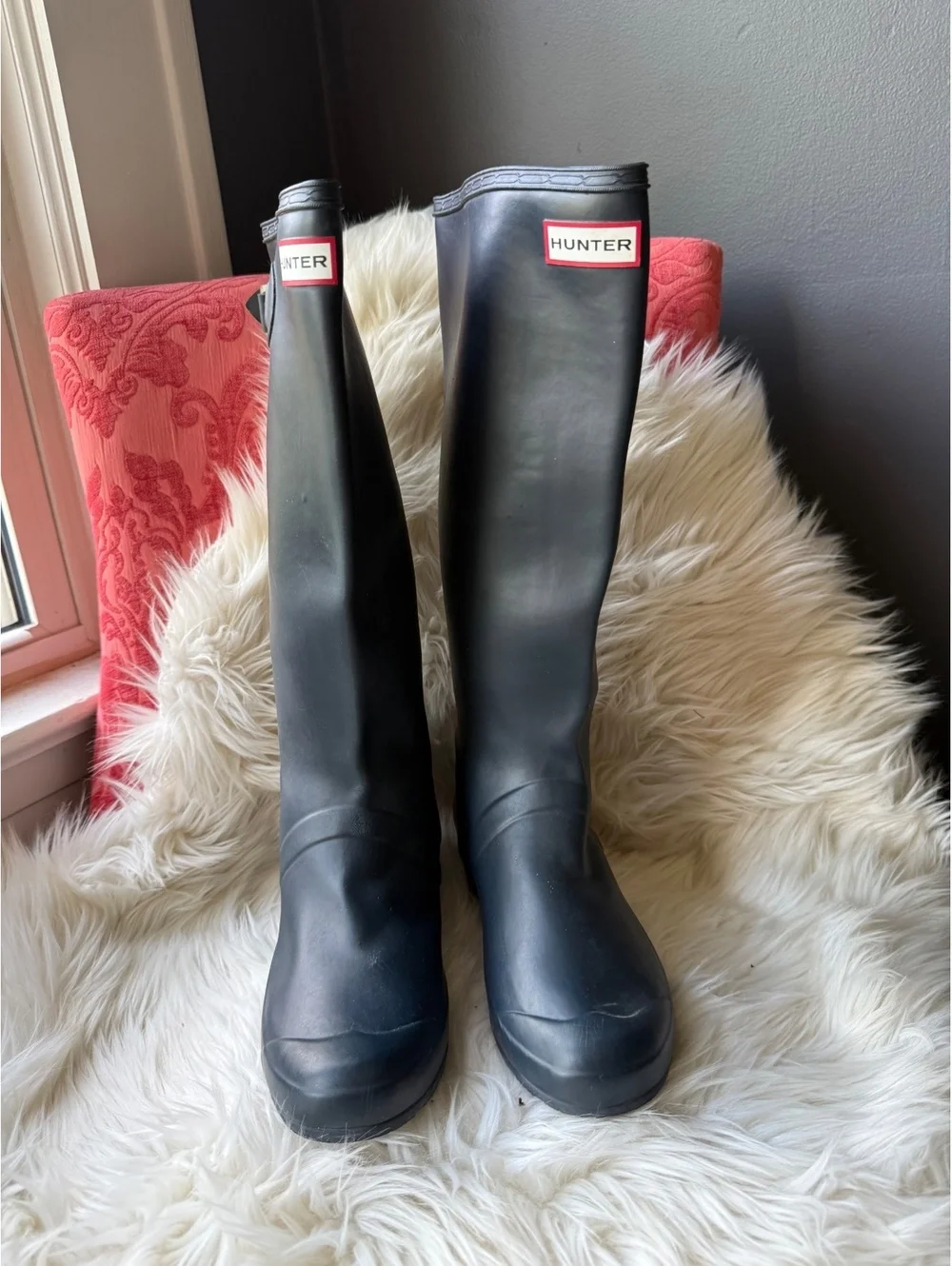 Hunter Classic Black Tall Rain Boots